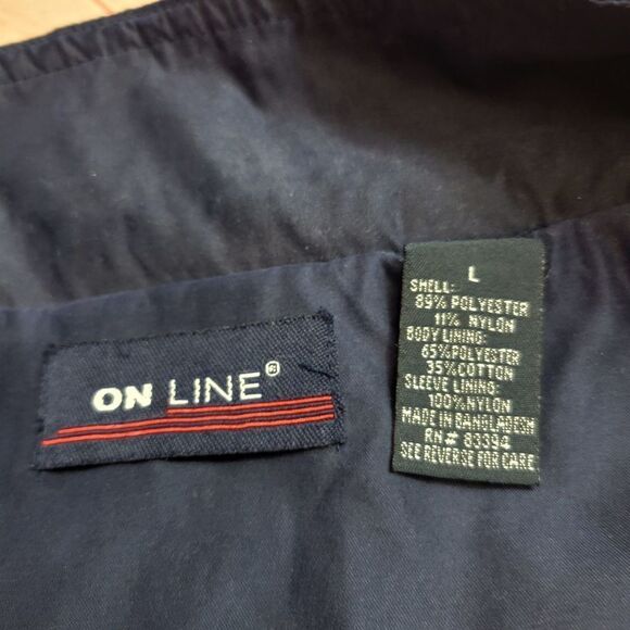 On Line 2tone lined Windbreaker jacket L - Picture 3 of 4